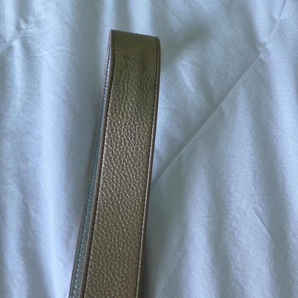 Tory Burch Silver Logo Buckle Reversible Belt - Picture 12 of 12